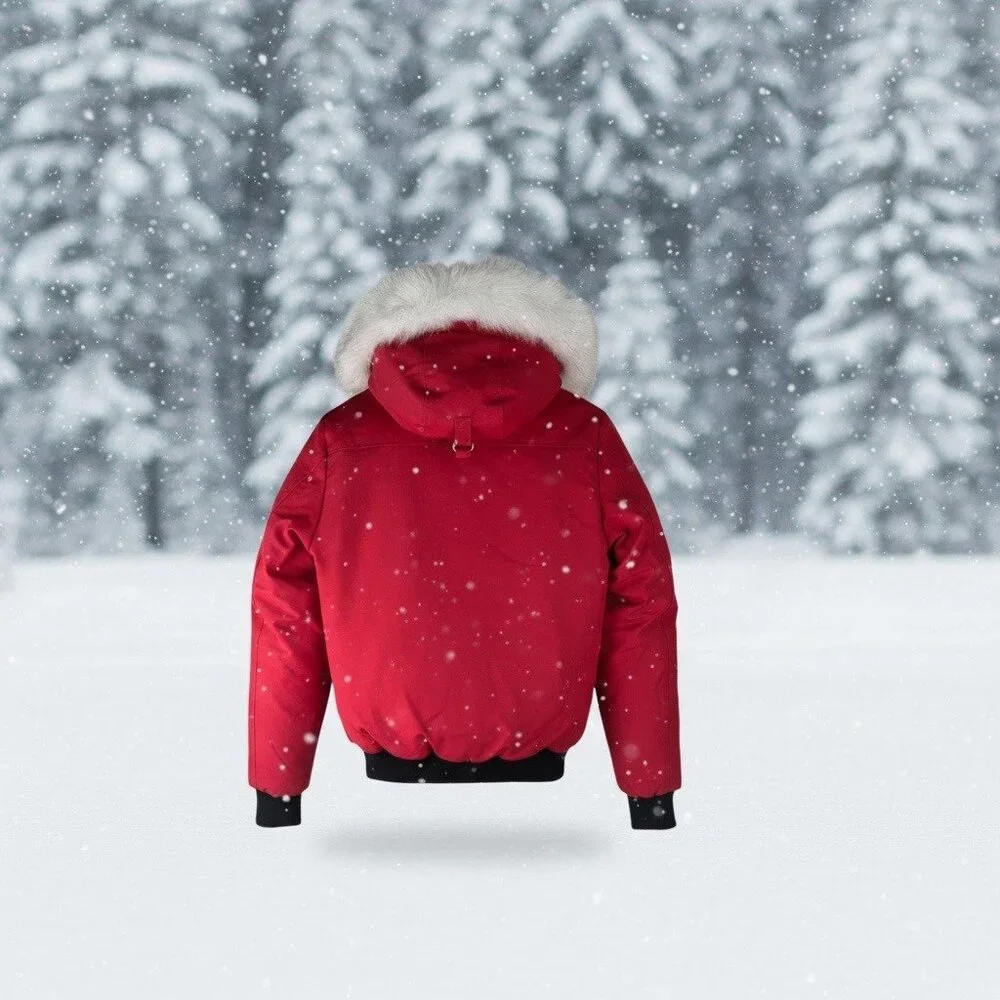 NWT Moose Knuckles Canada Down Parka Red Men's Size S Authentic
